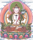 Four Arm Chenrezik Thangka