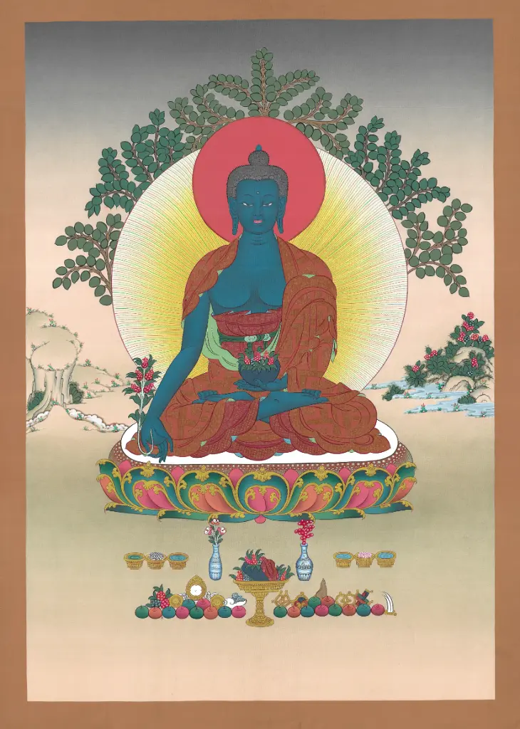 [3421] Medicine Buddha Thangka
