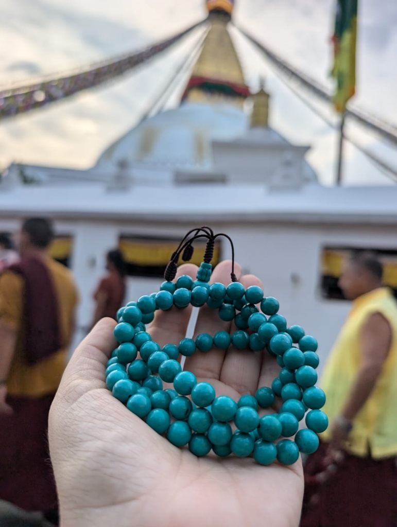 Authentic Blue Turquoise Mala | Dakini Goods
