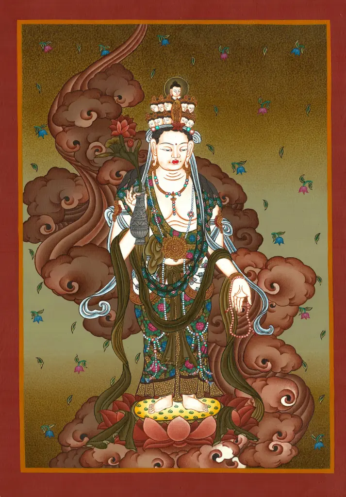 Japanese Guan Yin Thangka