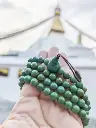 Tibetan Green Turquoise Mala