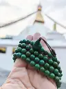Tibetan Green Turquoise Mala
