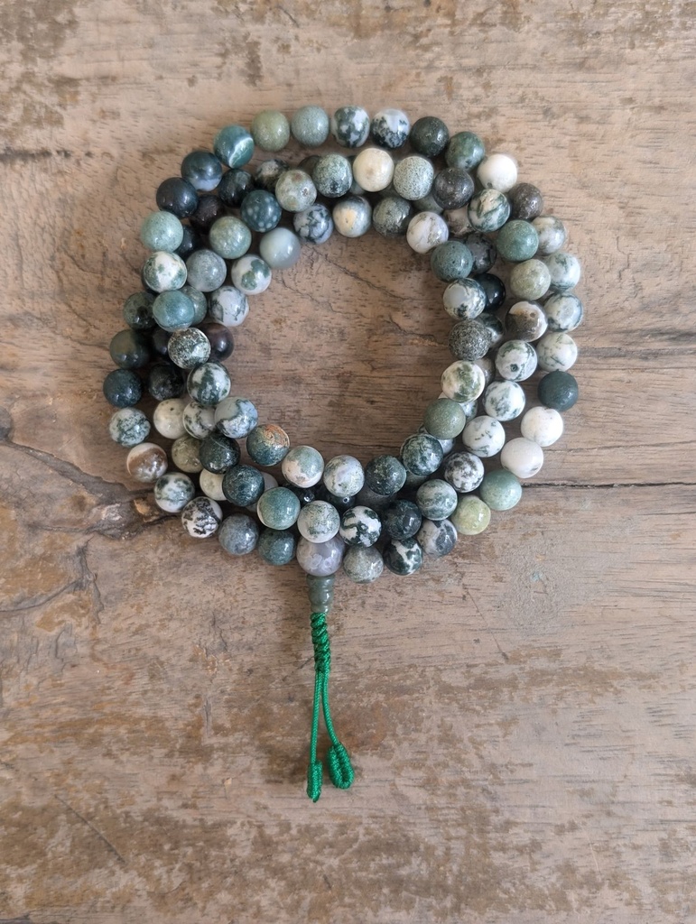 Green Jasper Mala