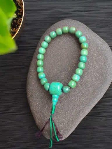 Tibetan Turquoise wrist mala