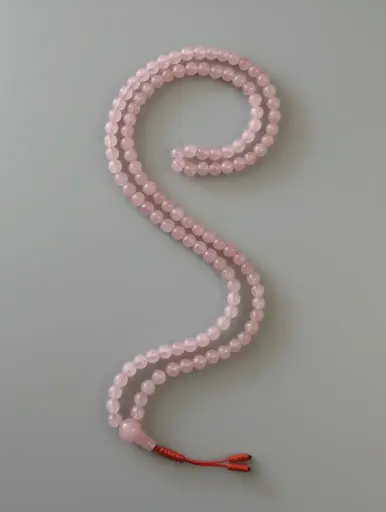 Rose Quartz Mala, 6mm