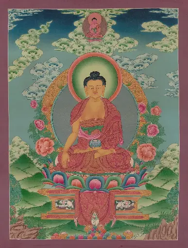 [1121] Shakyamuni Buddha Thangka