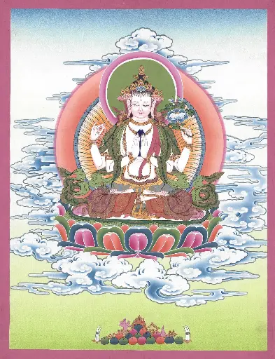 [0012] Four ArmChenrezik Thangka