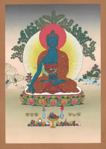 [3421] Medicine Buddha Thangka