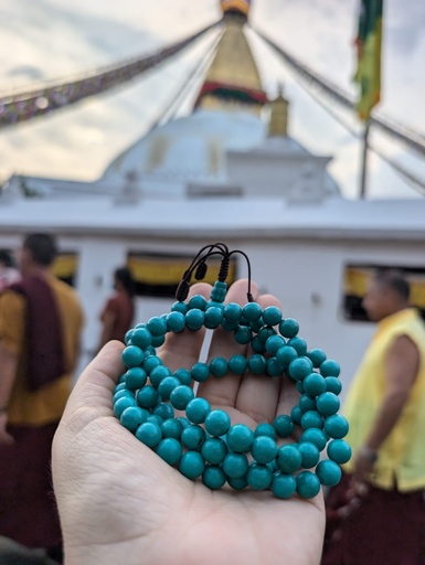 [0005] Blue Turqoise Mala