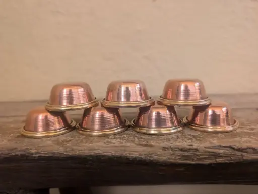 Copper Water Bowl Set- Mini