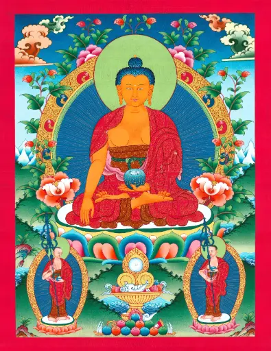 [1016] Shakyamuni Buddha Thangka