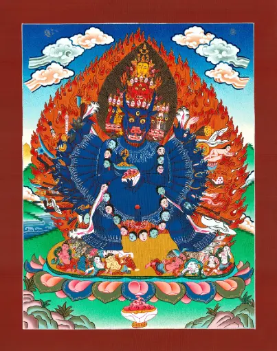 [1017] Yamantaka Thangka