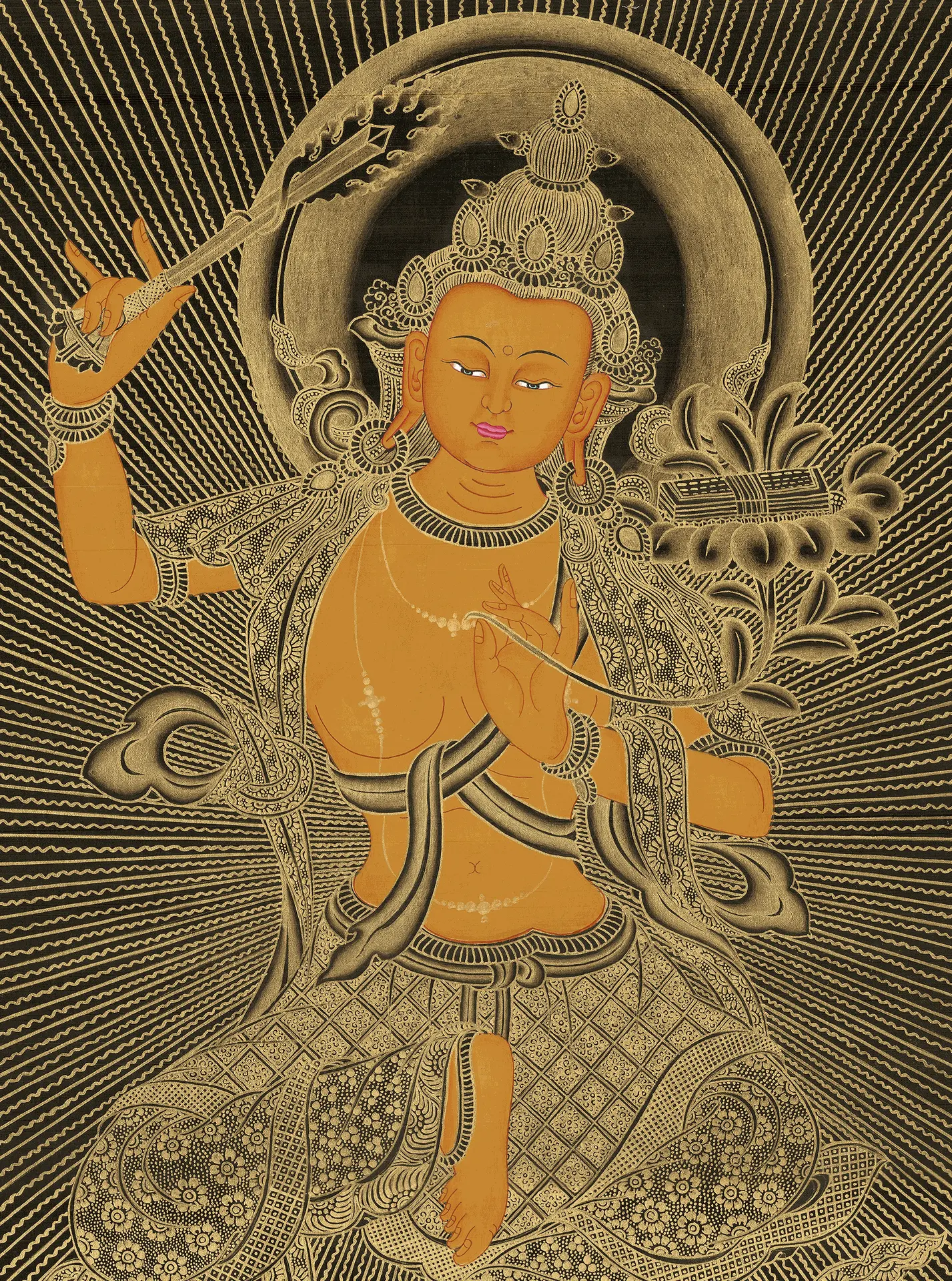 [0522] Manjushri Thangka