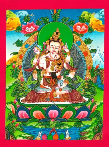 [21686] Small Vajrasattva Thangka