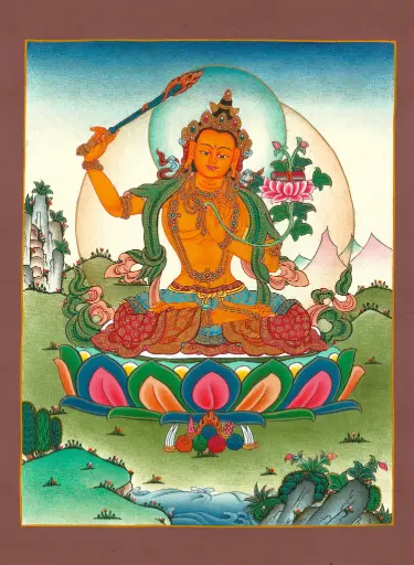 [6207] Manjushri Thangka
