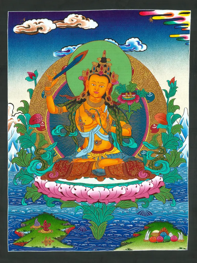 [0809] Manjushri Thangka