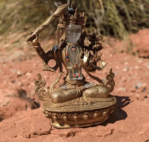 [0108] Crystal Manjushri Statue