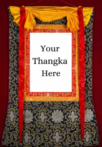 Add Brocade for Your Thangka