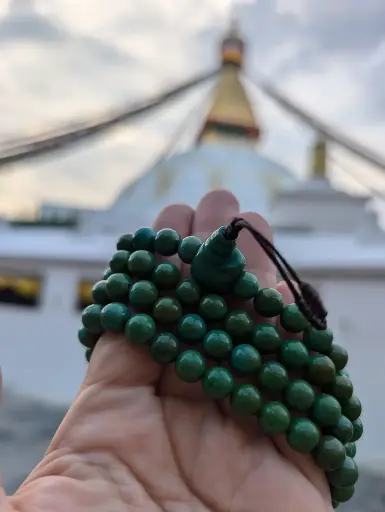 [0104] Tibetan Green Turquoise Mala