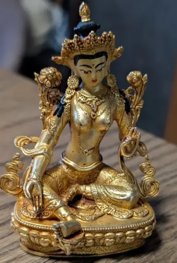 Green Tara Small Statue